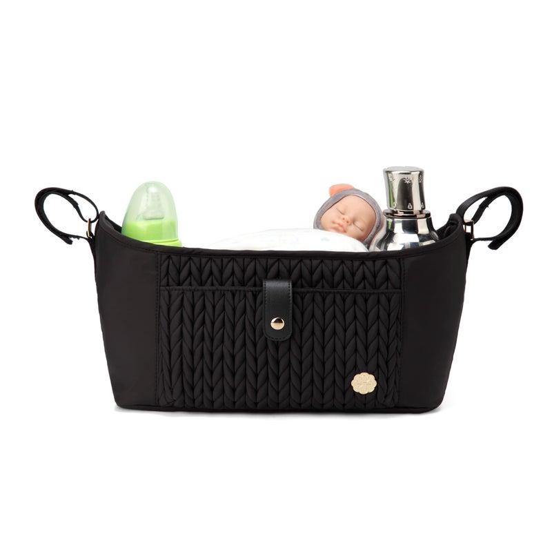 SEWBOO Universal Baby Stroller Organizer,Diaper Caddy Organizer with Adjustable Straps to Fits Nearly Any Strollers - Image 1